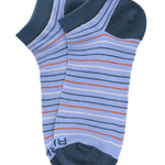 Calcetín Bambú Hombre Ped Stripe Azul Rockford