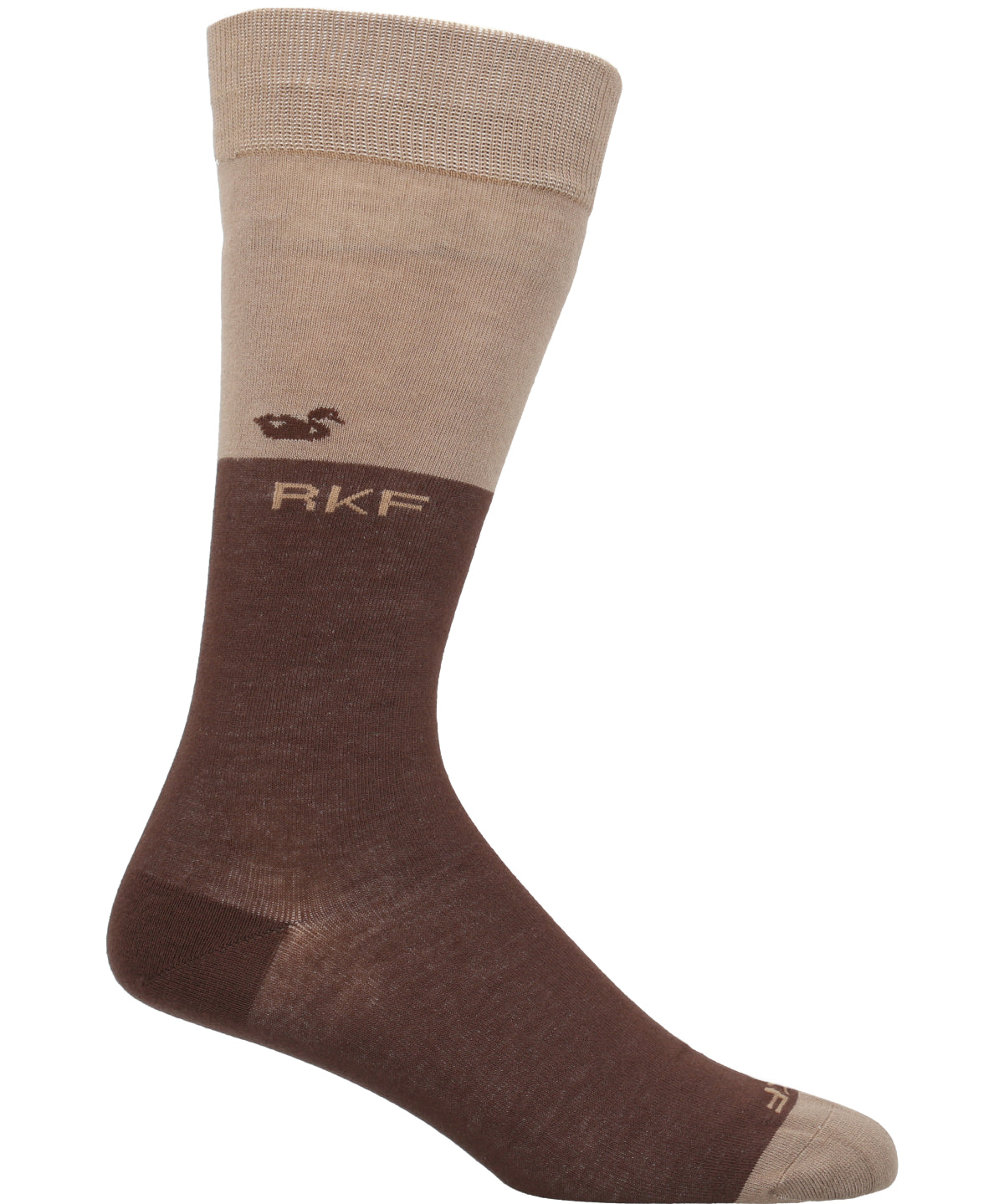 Calcetín Bambú Hombre Lg Twocol Café Rockford