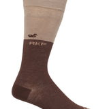 Calcetín Bambú Hombre Lg Twocol Café Rockford