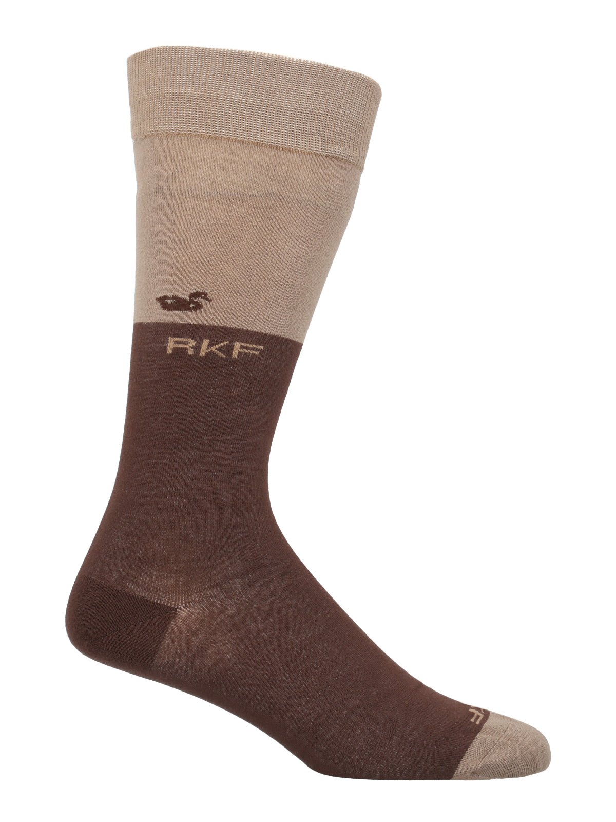 Calcetín Bambú Hombre Lg Twocol Café Rockford