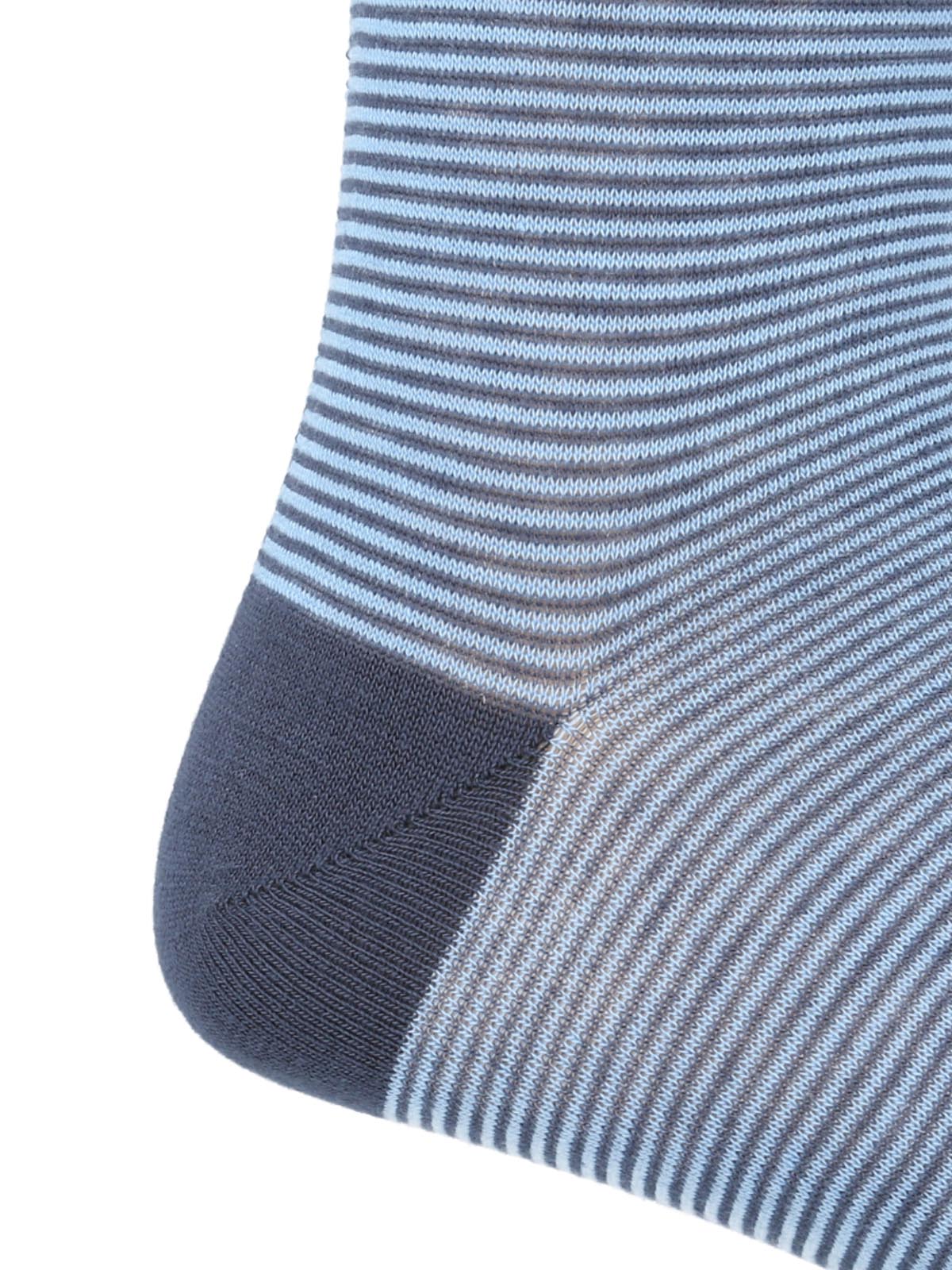 Calcetín Bambú Hombre C Fineline Azul Rockford