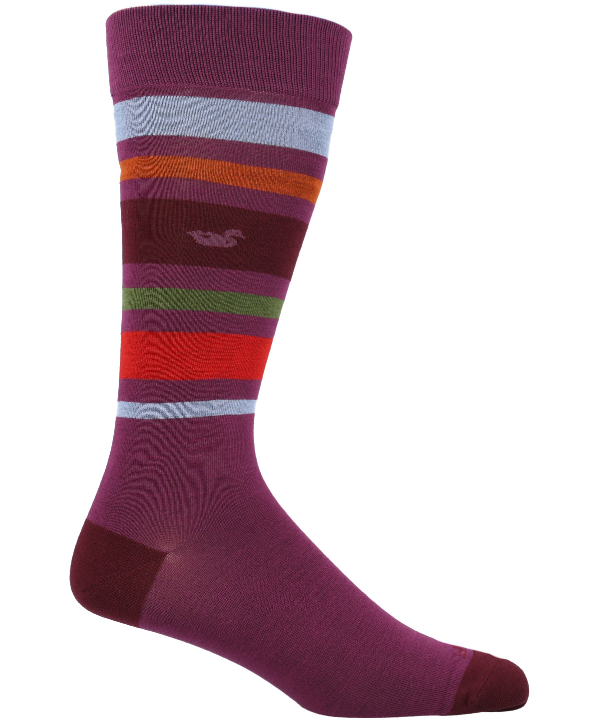 Calcetín Bambú Hombre Lg Block Morado Rockford