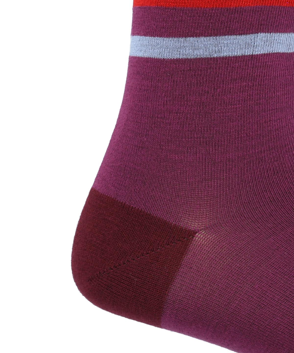 Calcetín Bambú Hombre Lg Block Morado Rockford
