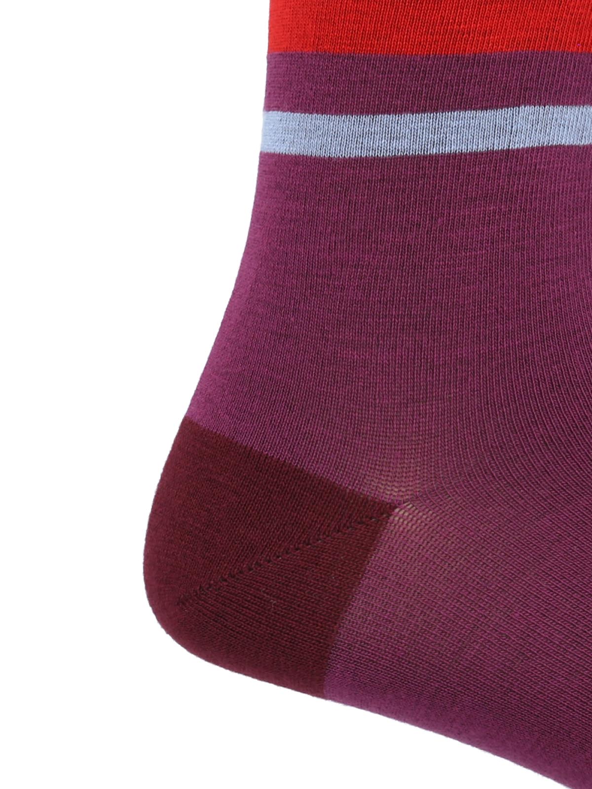Calcetín Bambú Hombre Lg Block Morado Rockford