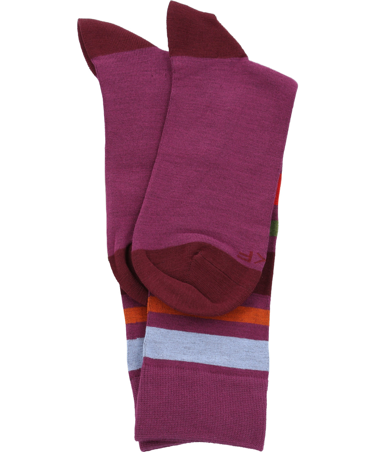 Calcetín Bambú Hombre Lg Block Morado Rockford