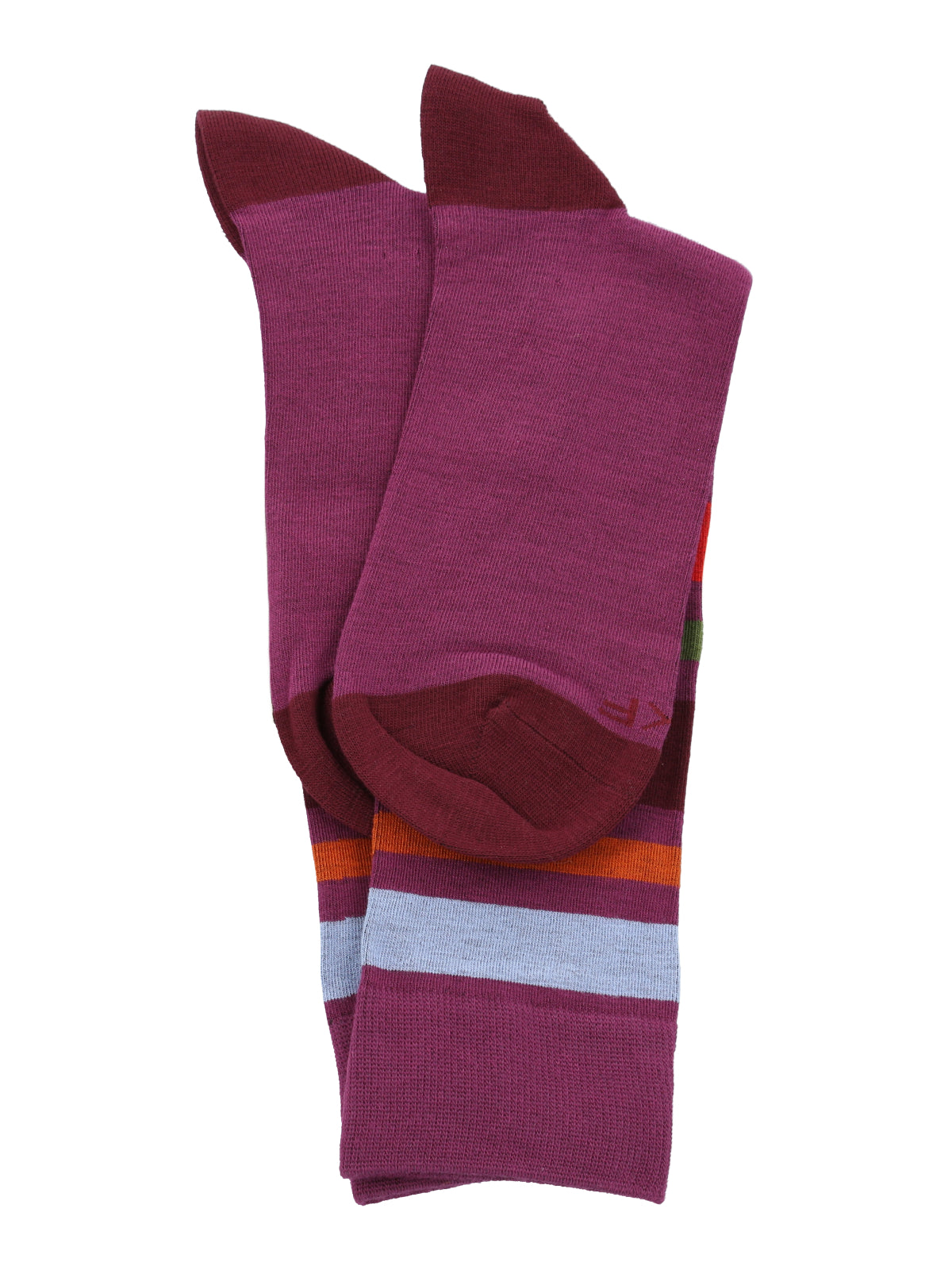 Calcetín Bambú Hombre Lg Block Morado Rockford