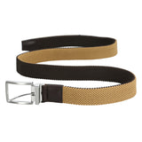 Cinturón Elasticado Hombre Rf Tucson Reversible Café Rockford