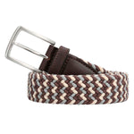 Cinturón Elasticado Hombre Rf Talbot Café Rockford