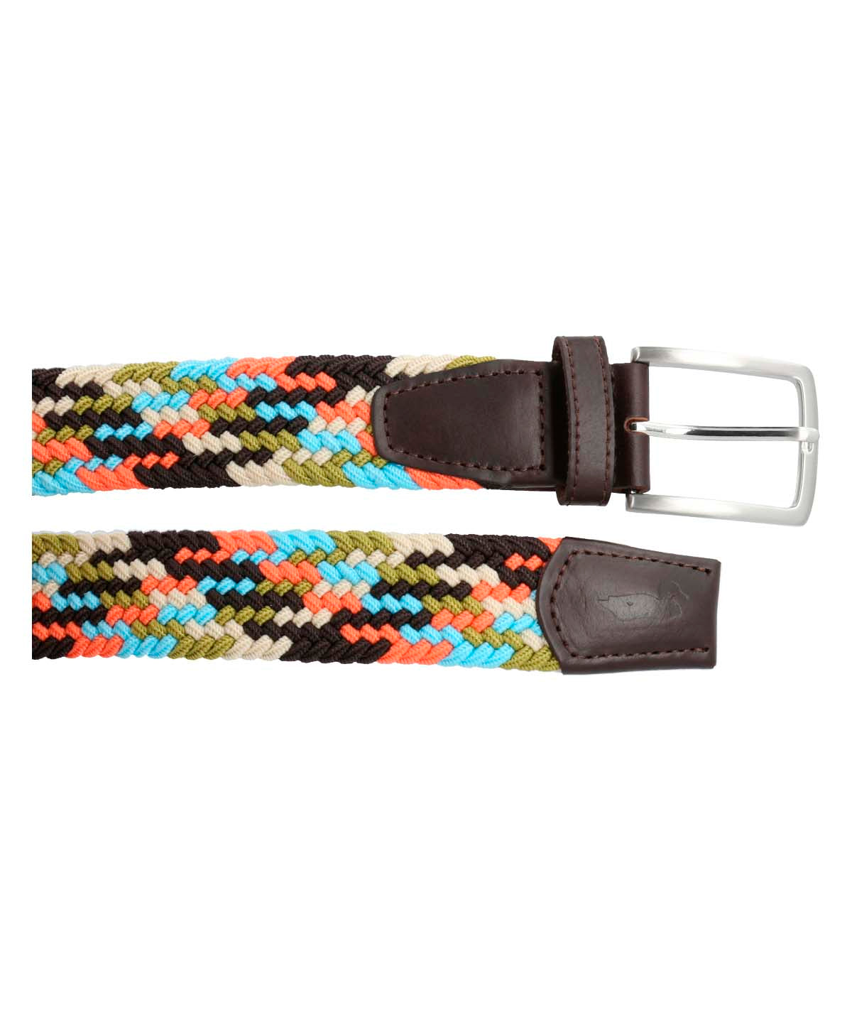 Cinturón Elasticado Hombre Rf Taney Café Rockford