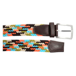 Cinturón Elasticado Hombre Rf Taney Café Rockford