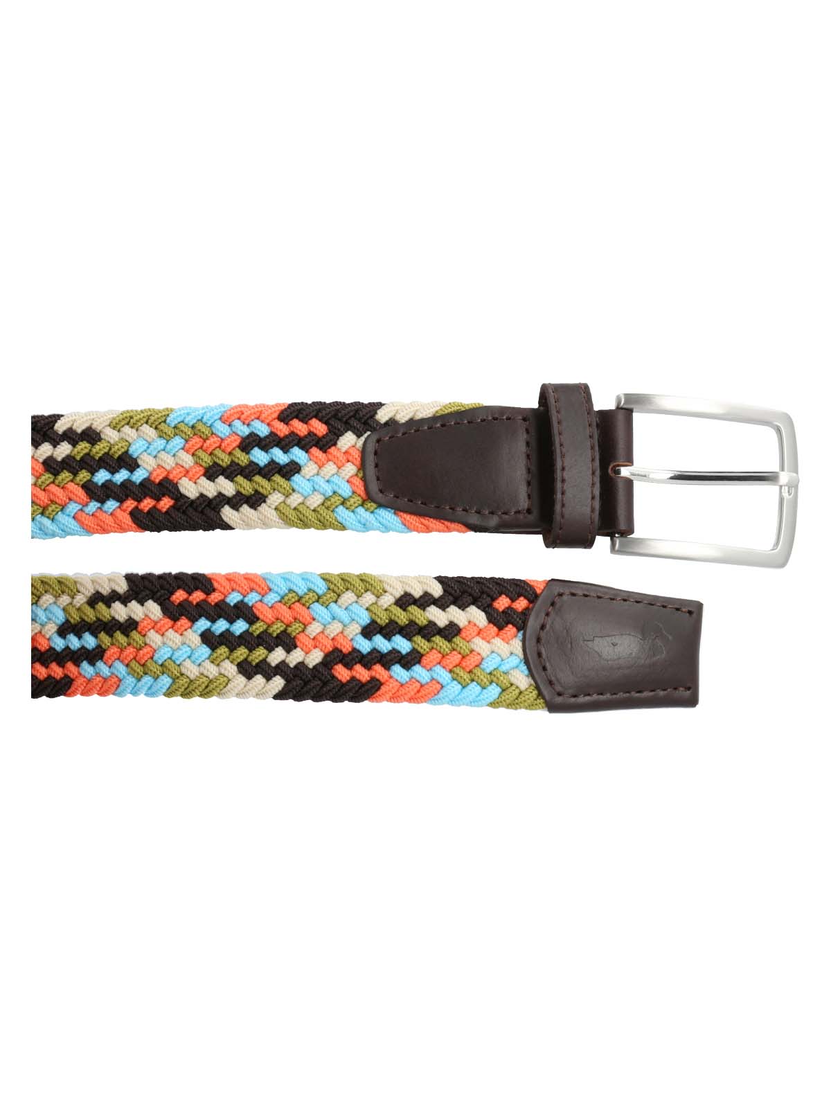 Cinturón Elasticado Hombre Rf Taney Café Rockford