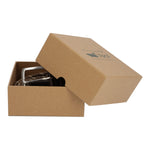 Cinturon Cuero Elastano Hombre Rf Tarek Café Rockford