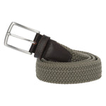 Cinturon Cuero Elastano Hombre Rf Tanner Café Rockford