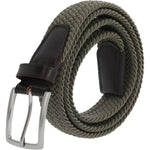 Cinturon Cuero Elastano Hombre Rf Tanner Café Rockford