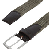 Cinturon Cuero Elastano Hombre Rf Tanner Café Rockford