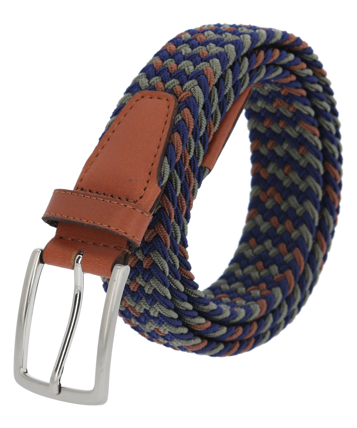 Cinturon Cuero Elastano Hombre Rf Tadeo Multicolor Rockford