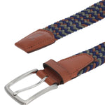 Cinturon Cuero Elastano Hombre Rf Tadeo Multicolor Rockford