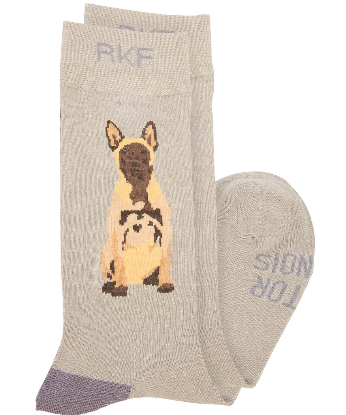 Calcetin Bambú Hombre Malinois Gris Rockford