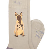 Calcetin Bambú Hombre Malinois Gris Rockford