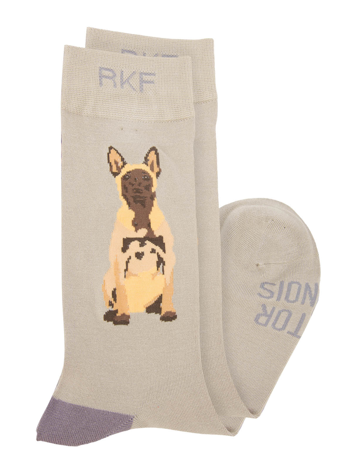 Calcetin Bambú Hombre Malinois Gris Rockford