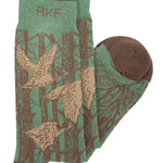 Calcetin Bambú Hombre Ducks Verde Rockford