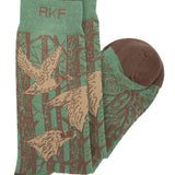 Calcetin Bambú Hombre Ducks Verde Rockford