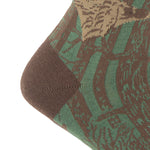 Calcetin Bambú Hombre Ducks Verde Rockford
