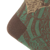 Calcetin Bambú Hombre Ducks Verde Rockford