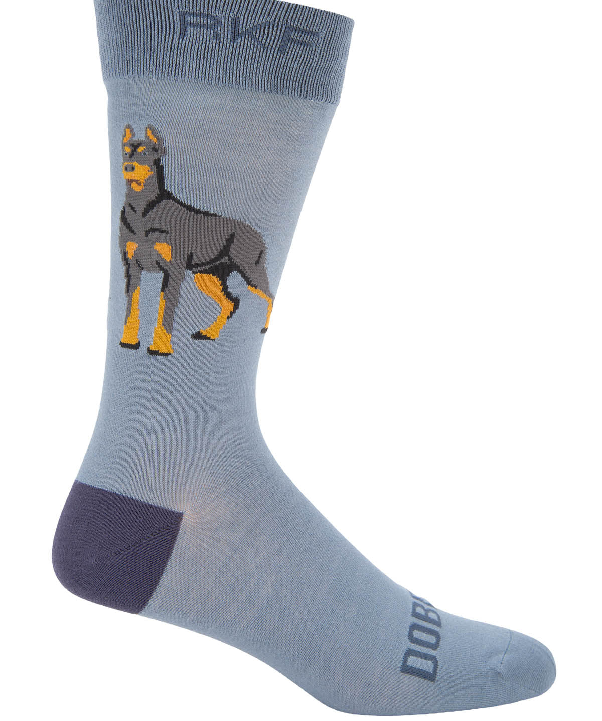Calcetin Bambú Hombre Doberman Azul Rockford