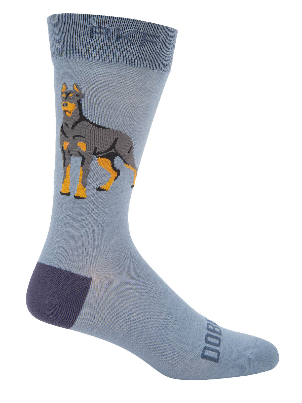 Calcetin Bambú Hombre Doberman Azul Rockford