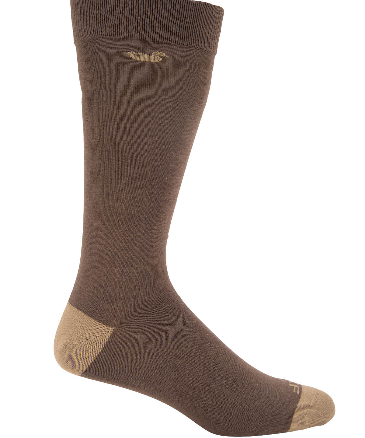 Calcetin Bambú Hombre Lg Simple Café Rockford