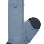 Calcetin Bambú Hombre Lg Simple Azul Rockford