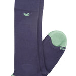 Calcetin Bambú Hombre Lg Simple Azul Rockford