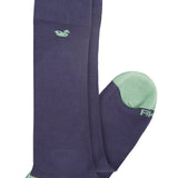 Calcetin Bambú Hombre Lg Simple Azul Rockford