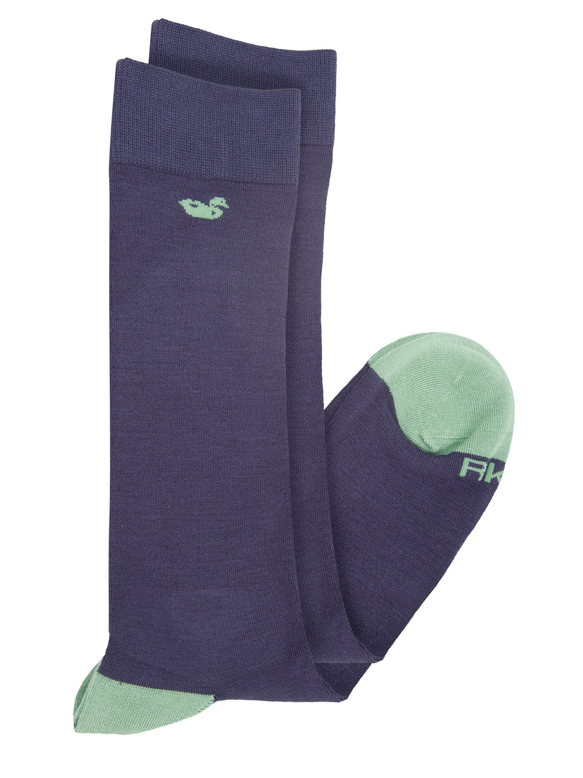 Calcetin Bambú Hombre Lg Simple Azul Rockford