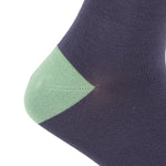 Calcetin Bambú Hombre Lg Simple Azul Rockford