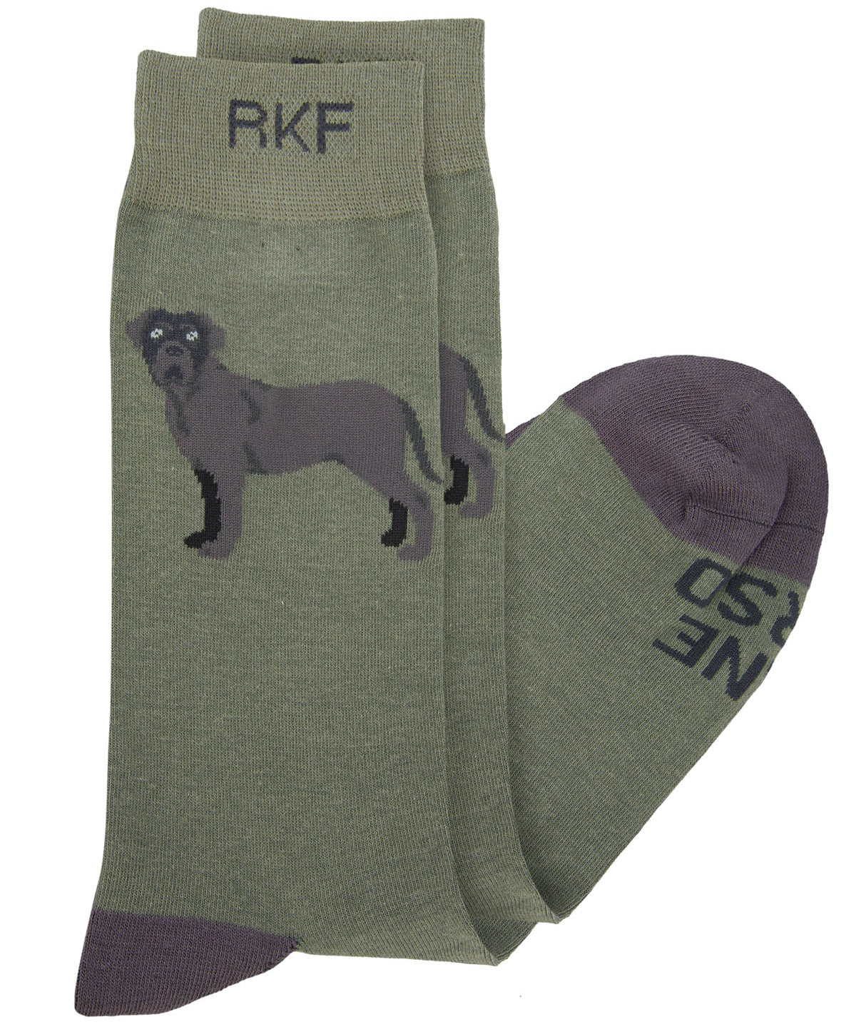 Calcetin Bambú Hombre Cane Corso Verde Rockford