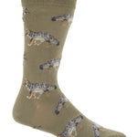 Calcetin Bambú Hombre Fox Verde Rockford