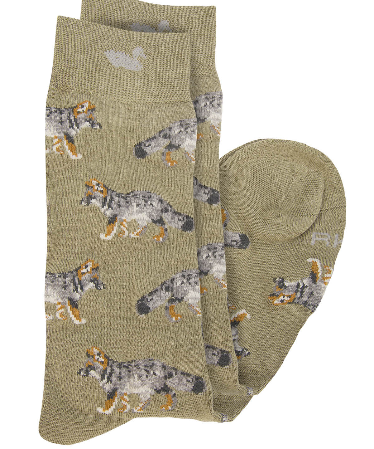 Calcetin Bambú Hombre Fox Verde Rockford
