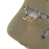 Calcetin Bambú Hombre Fox Verde Rockford