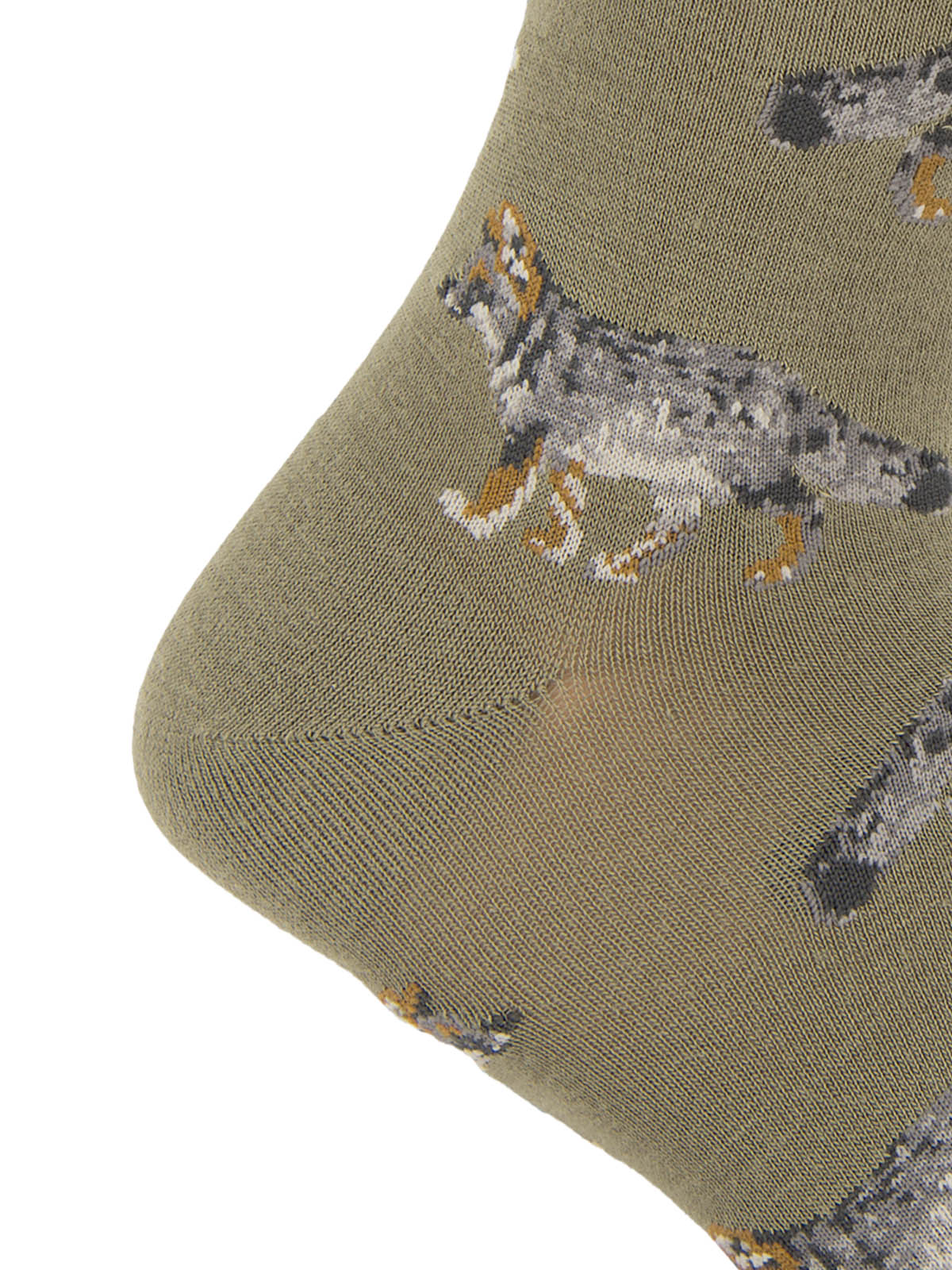 Calcetin Bambú Hombre Fox Verde Rockford