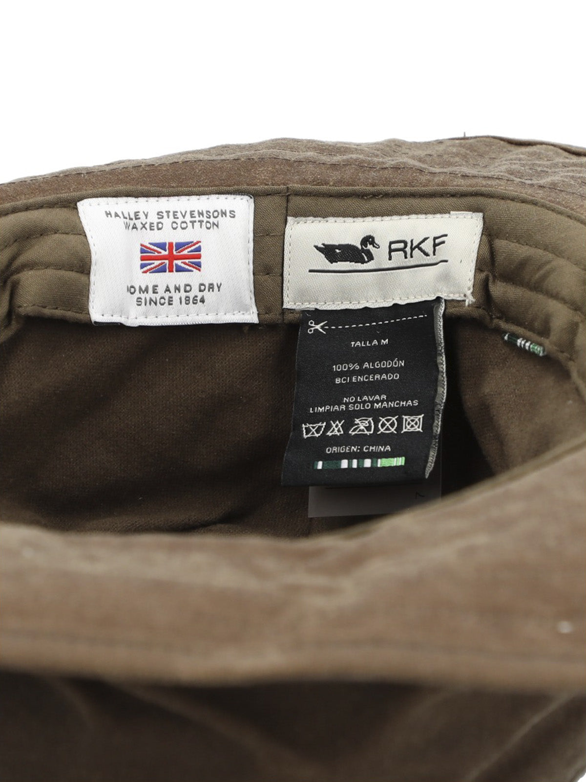 Sombrero Canvas Engrasado Inglés Hombre Rkf Wx Cambridge Hat Tan Rockford