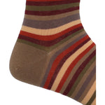 Calcetin Bambú Hombre C Stripes Café Rockford