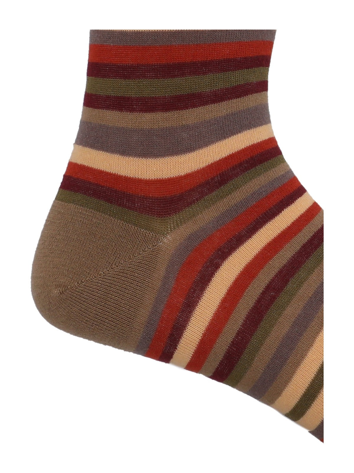 Calcetin Bambú Hombre C Stripes Café Rockford
