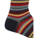 Calcetin Bambú Hombre C Stripes Azul Rockford