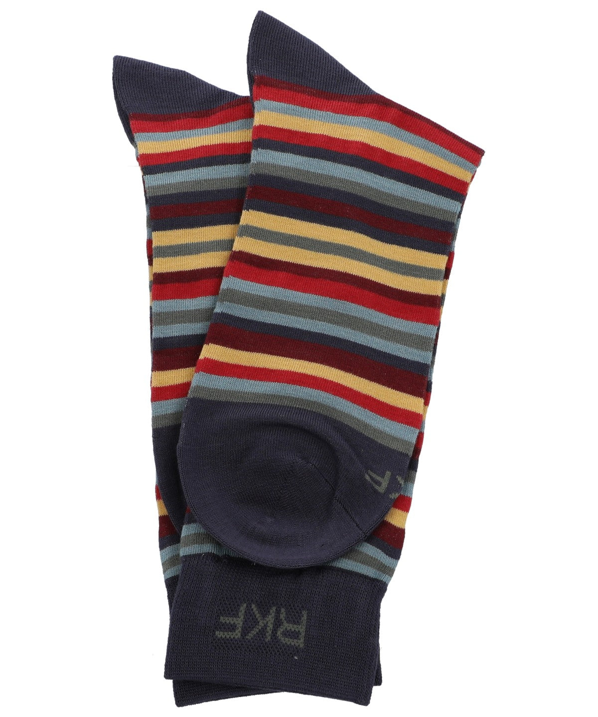 Calcetin Bambú Hombre C Stripes Azul Rockford