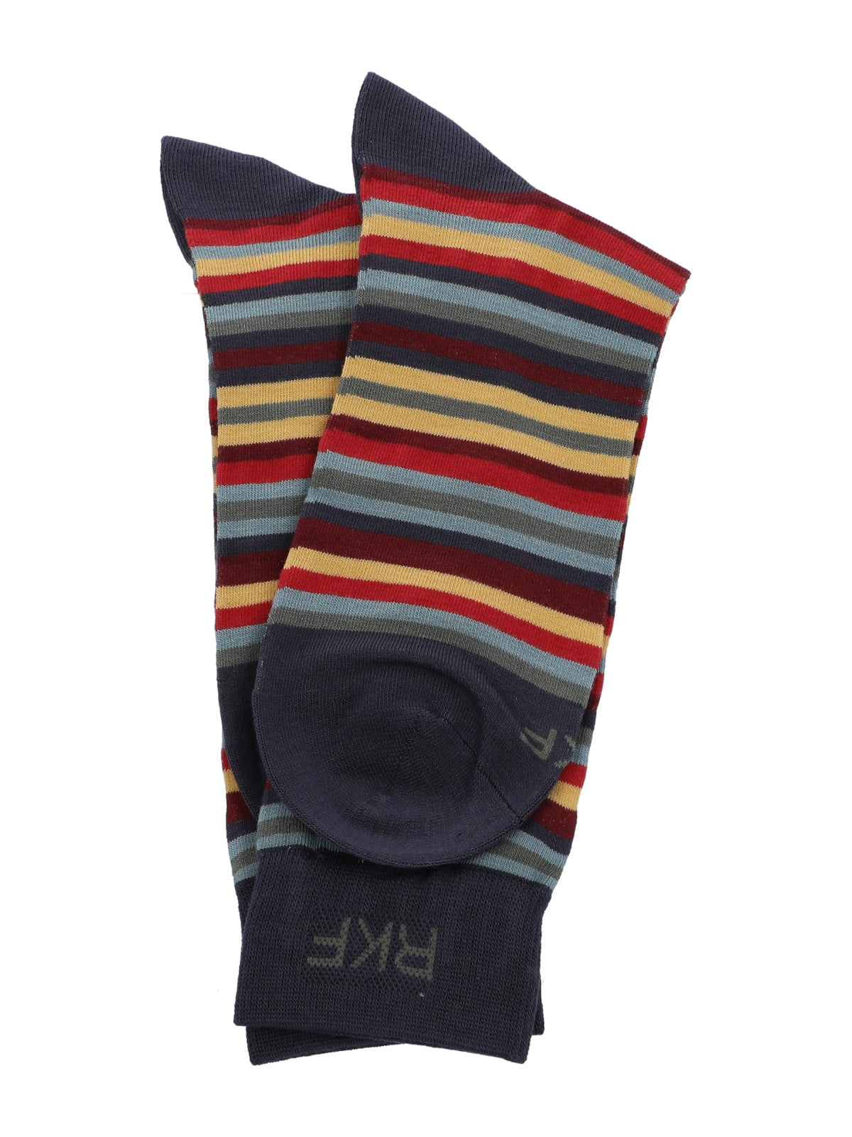Calcetin Bambú Hombre C Stripes Azul Rockford