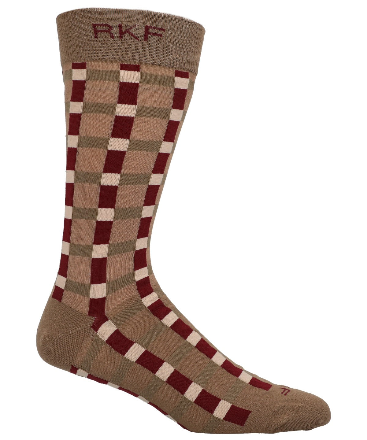 Calcetin Bambú Hombre C Crossed Beige/Crudo Rockford