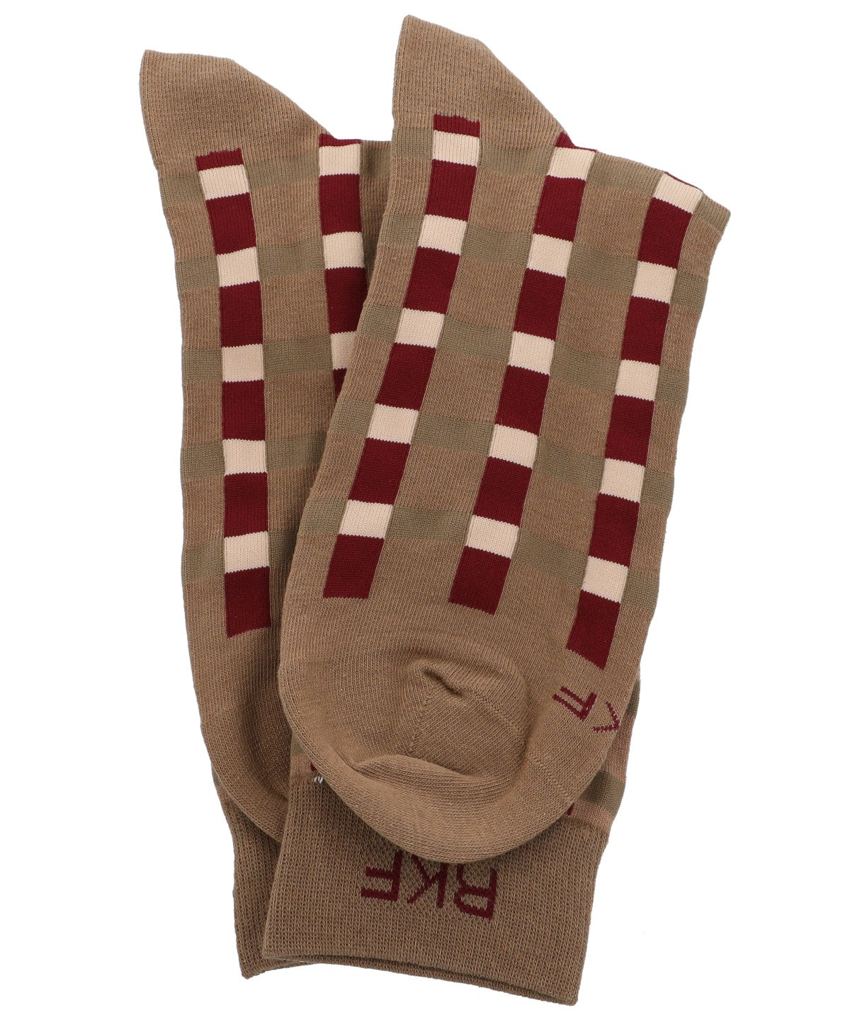 Calcetin Bambú Hombre C Crossed Beige/Crudo Rockford