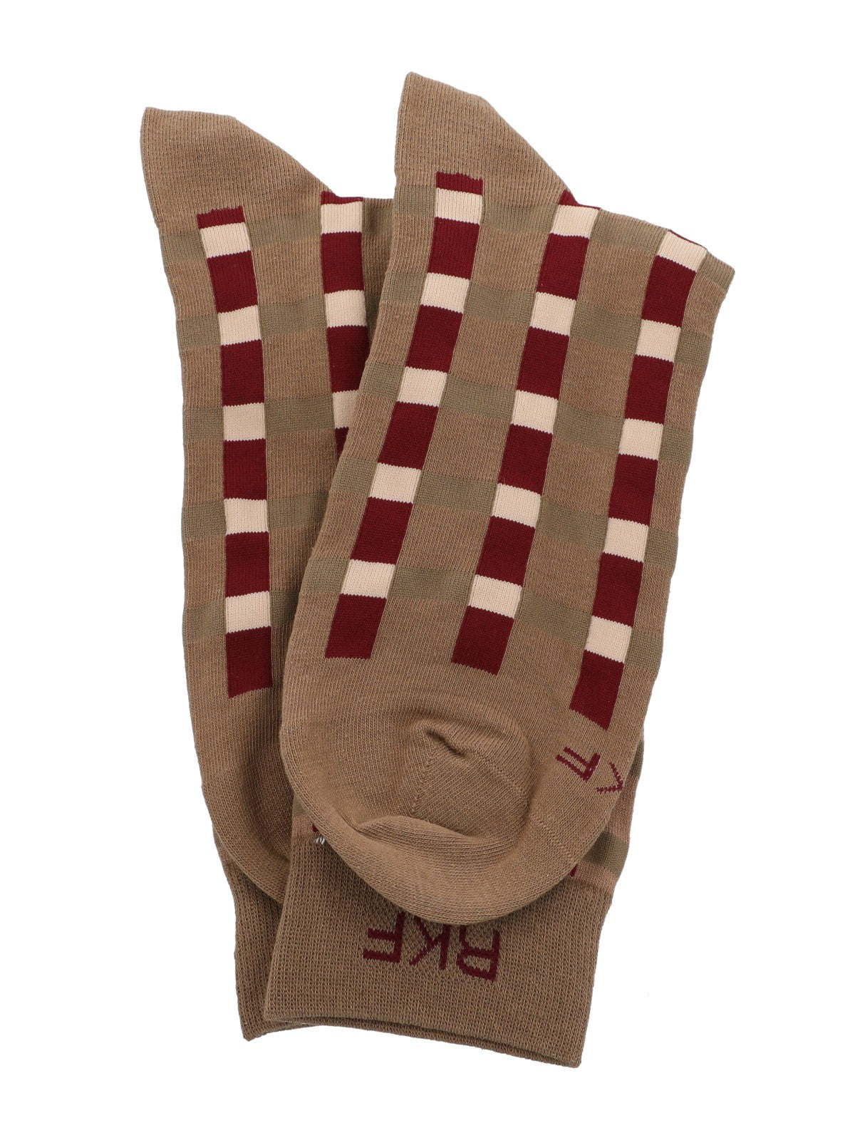 Calcetin Bambú Hombre C Crossed Beige/Crudo Rockford